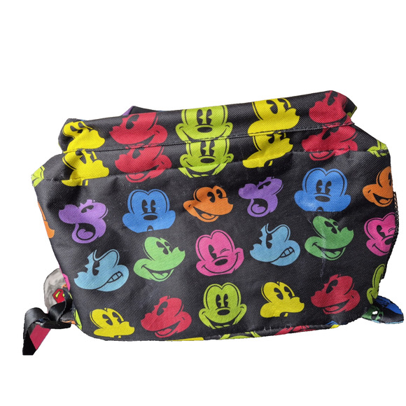 Walt Disney World Backpack Rainbow Mickey Mouse Faces Bookbag Large Disney Parks - Picture 10 of 16
